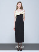 Bubble Sleeve Off-Shoulder Dress