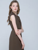 French Sleeve Tailored Dress