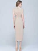 French Sleeve Tailored Dress