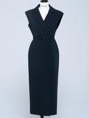 French Sleeve Tailored Dress