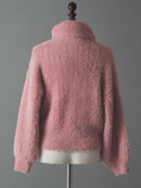 Powder snow shaggy knit tops