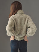 Powder snow shaggy knit tops