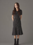 Camellia lady tweed one-piece