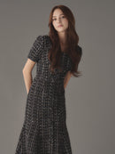Camellia lady tweed one-piece
