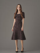 Camellia lady tweed one-piece