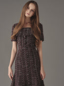 Camellia lady tweed one-piece