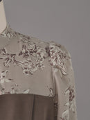 Vintage floral mermaid one-piece