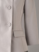 Elegant Sans-Collar Dress