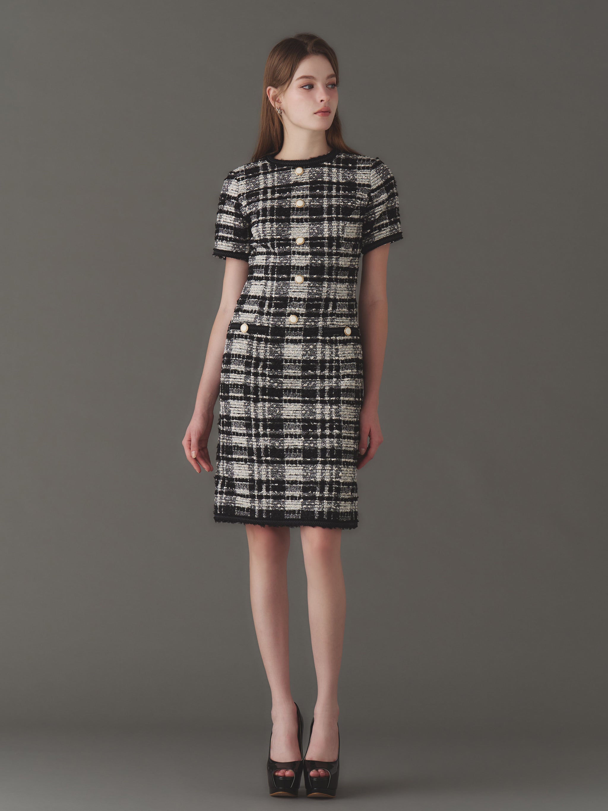 エミリアウィズ　マリアケントツイードワンピース TR0118_3_33a84196-b82c-4cfc-