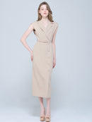 French Sleeve Tailored Dress