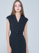 French Sleeve Tailored Dress