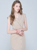 French Sleeve Tailored Dress