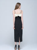 Bubble Sleeve Off-Shoulder Dress