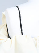 Bubble Sleeve Off-Shoulder Dress