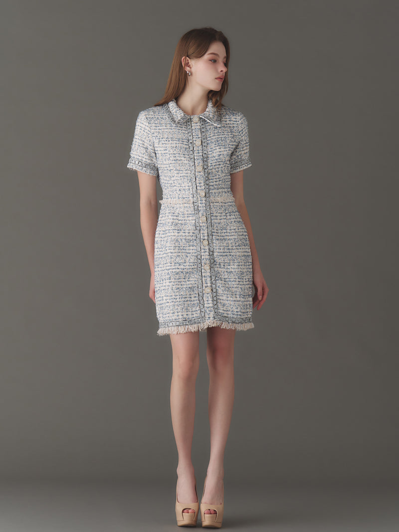 Tweed la frange one-piece