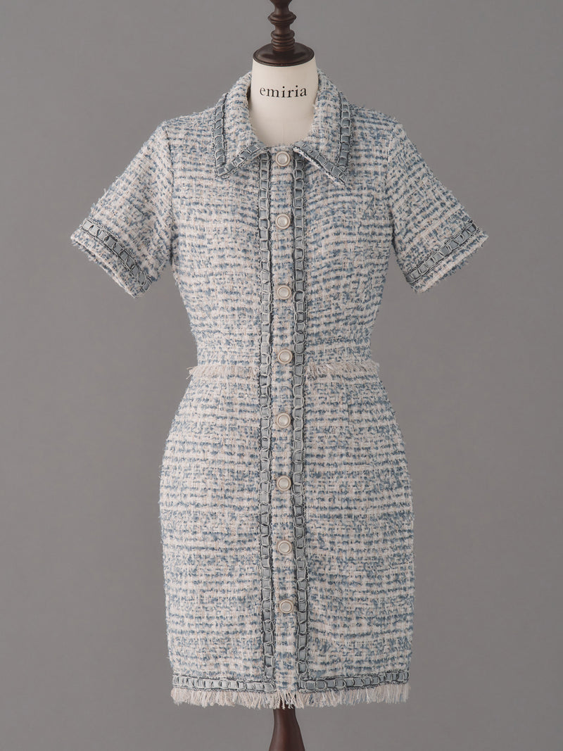 Tweed la frange one-piece