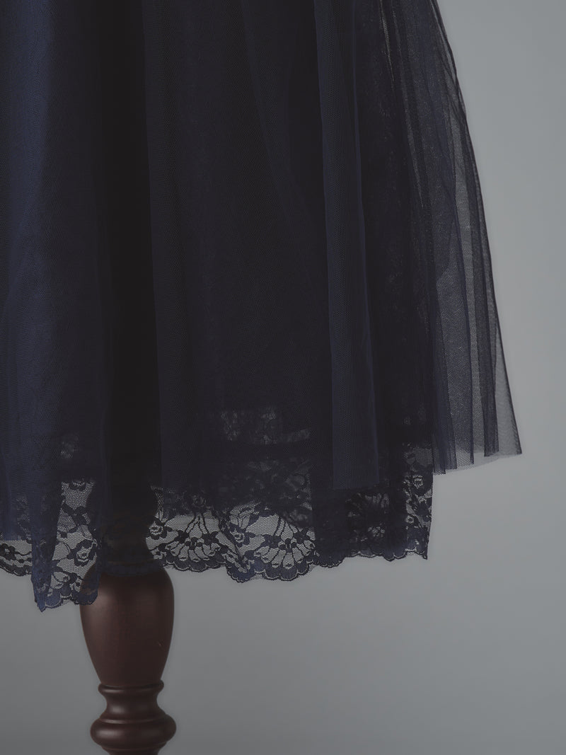 Étoile bleue lace dress