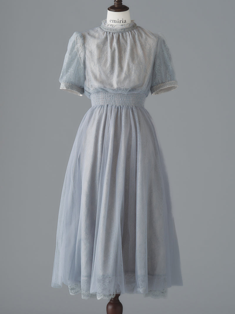 Étoile bleue lace dress