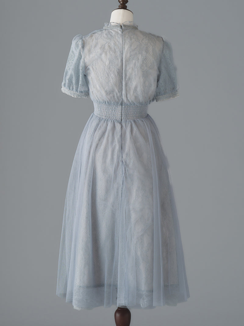 Étoile bleue lace dress