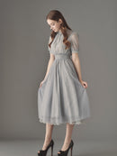 Étoile bleue lace dress