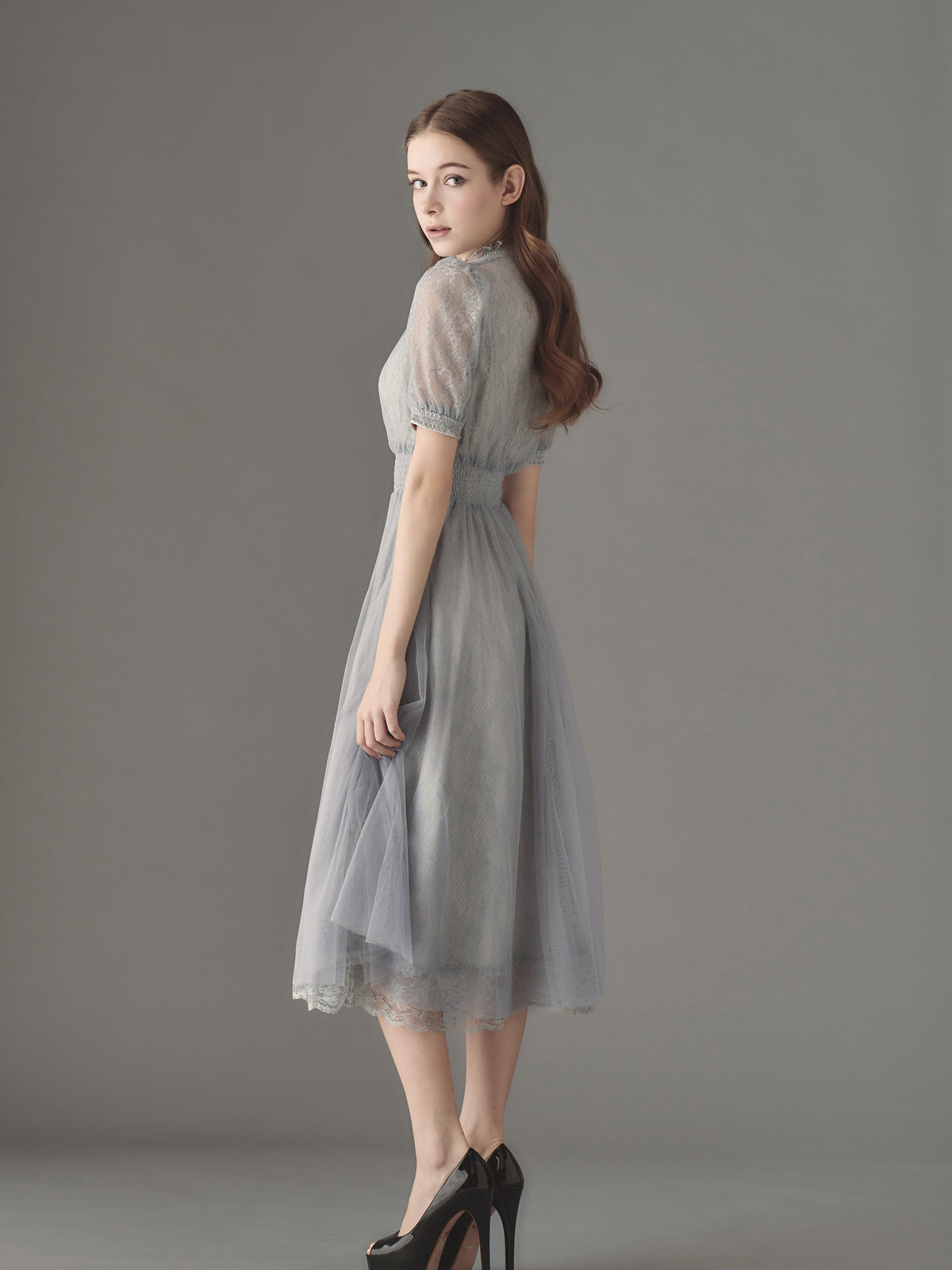 美品✨ Étoile bleue lace dress ネイビー　エミリアウィズ Étoile bleue lace dress | エミリアウィズ 公式オンラインストア