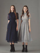 Étoile bleue lace dress