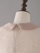 Shoulder frill lace one-piece