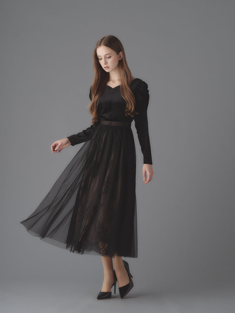 Hiver tulle classical dress