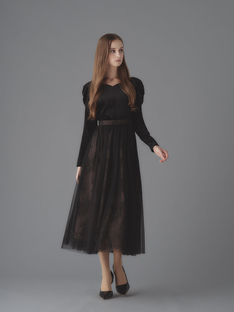 Hiver tulle classical dress