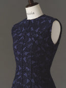 Grace Velours-Lace Dress