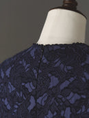 Grace Velours-Lace Dress