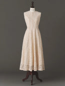 Grace Velours-Lace Dress