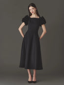 Feather Volume Dress