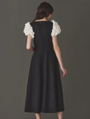 Feather Volume Dress