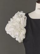 Feather Volume Dress