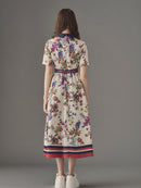 Chouchou fleur bicolor one-piece