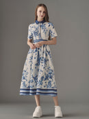 Chouchou fleur bicolor one-piece