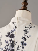 Monochrome Fleur Flare Dress