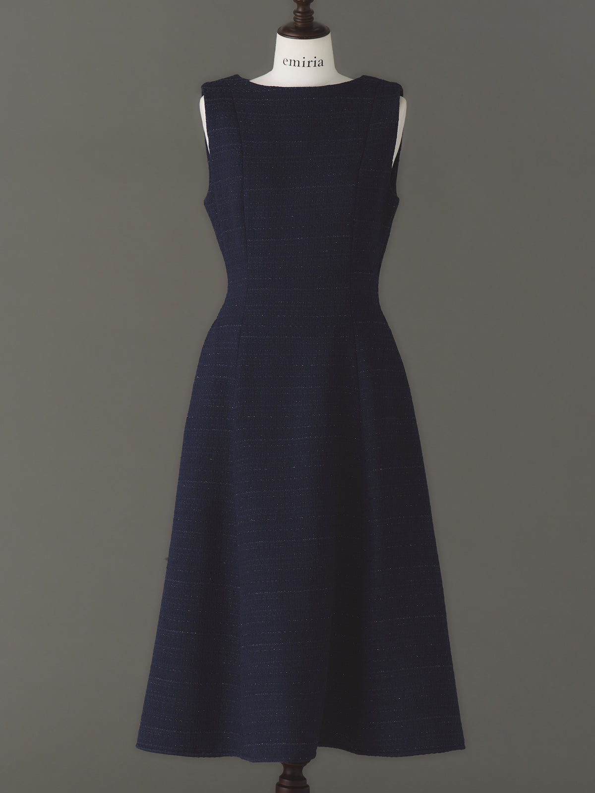 Emily エミリー ヴィクトリアンカフェ 半袖 黒 M Tweed Lumiere Dress| エミリアウィズ 公式オンラインストア