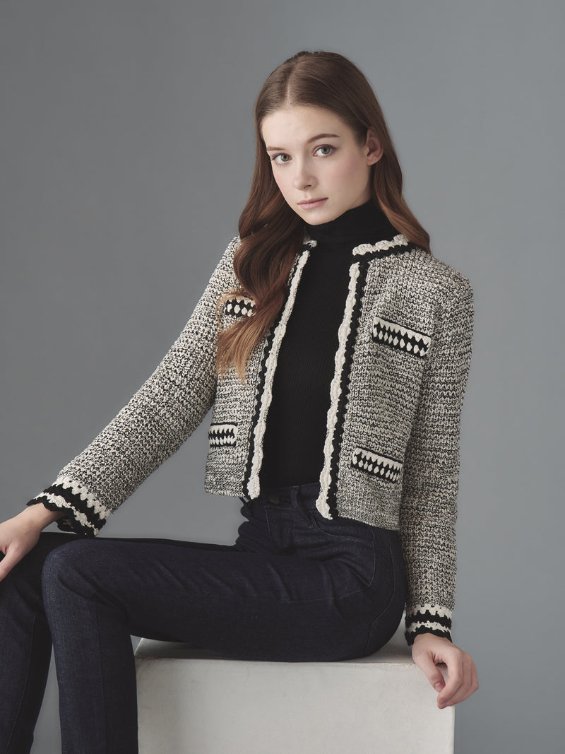 Serré knit cardigan