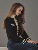 Serré knit cardigan