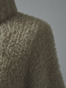 Powder snow shaggy knit tops