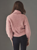 Powder snow shaggy knit tops