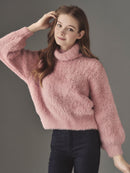 Powder snow shaggy knit tops