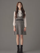 Houndstooth Knit Dress