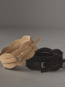 レザースカラップベルト