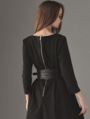 レザースカラップベルト