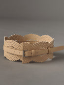 レザースカラップベルト