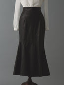 フェイクレザーマーメイドスカート