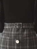 シフォンスリーブドッキングワンピース